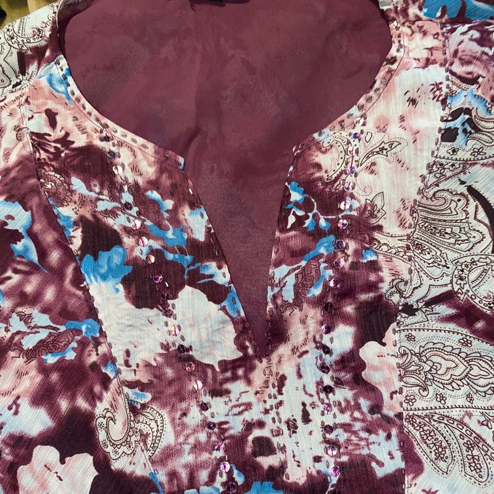 'Separates' Multi Floral Tunic (Plus)